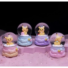 Zamerya Pokemon Işıklı Kar Küresi 9 cm ALK3399
