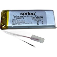 Zamerya Sertec 502050 3.7V 500 Mah Li-Polymer Pil (DEVRELI/1.5A)