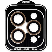 Zamerya Joko Iphone 14 Pro Max Pvd Metal Kamera Lens - Turuncu