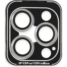 Zamerya Joko Iphone 15 Pro Max Pvd Metal Kamera Lens - Gümüş