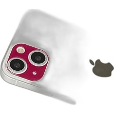 Zamerya Iphone 13 Rainbow Kamera Lens Koruma Cam - Koyu Kırmızı