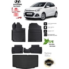 Alberto Rossi Hyundai I10 2024 Araca Özel 3D Paspas ve 3D Bagaj Havuzu