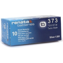 Zamerya Renata 373 SR-916SW 1.55V Alkalin Saat Pili 10 Adet