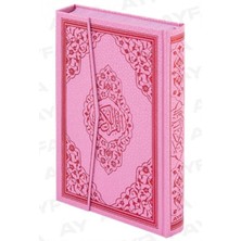 Kuranı Kerim Bilgisayar Hatlı Pembe Renkli Orta Boy