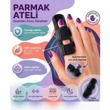 Parmak Ateli Parmak Sabitleyici Parmak Destek Aparatı Parmak Splinti Unisex Parmak Koruyucu