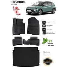 Alberto Rossi Hyundai Bayon 2022 Araca Özel 3D Paspas ve 3D Bagaj Havuzu