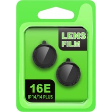 Zamerya Iphone 16E Raze Metal Kamera Lens - Siyah