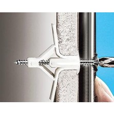Hafele AX Alçıpan dübeli 3x33,5 mm, beyaz  ( 1000 ADET )