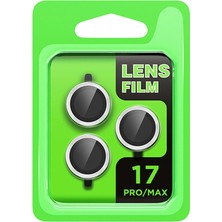 Zamerya Iphone 17 Pro Raze Metal Kamera Lens - Gümüş