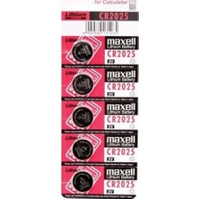 Zamerya Maxell CR2025 3V Lityum Düğme Pil 5'li Paket