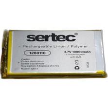 Zamerya Sertec 1260110 3.7V 10.000MAH Li-Polymer Pil (DEVRELI/1.5A)