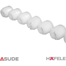 Hafele Dübel,açılan şerit nyln beyaz M6x8x10mm   100 adet