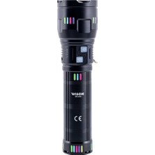 Zamerya Wison WS-1150 Uzun Menzilli 60 Watt 5500 Lümen Profesyonel Güçlü El Feneri