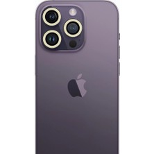 Zamerya Iphone 12 Pro Max Neon Fosforlu Kamera Lens - Beyaz