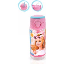 Cg Kids Barbie Baskılı Lisanslı 500 ml Matara Suluk Kilitlemeli 1 Adet Süper Kalite