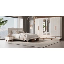 Aydınev Lotus Mdf Bazalı Yatak Odası Takımı
