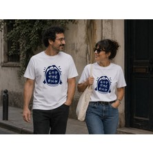 Leftist Eat The Rıch Baskılı Unisex Regular Tişört | Leftıst