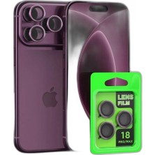Zamerya Newface Iphone 18 Pro Raze Metal Kamera Lens - Bordo