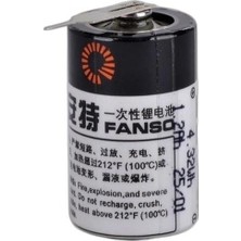 Zamerya Fanso ER14250H 3.6V 1/2 Aa Size Lithium Pil (Li-Socl2) 3 Pın