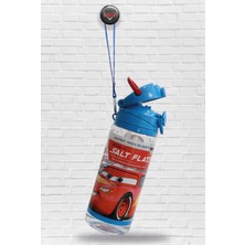 Cg Kids Cars Arabalar Baskılı Lisanslı 500 ml Matara Suluk Kilitlemeli 1 Adet Süper Kalite