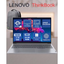 Lenovo Thinkbook 16 G7 Arp Ryzen 7 (7735HS) 24 GB Ddr5, 2 Tb Ssd, Wuxga 16" Inch, Windows 11 Home + Office 2026 + Tekden Çanta
