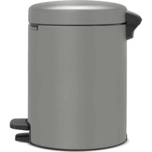 St. Morritz Newıcon Concrete Grey Pedallı Çöp Kutusu 5l