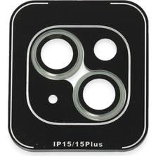 Zamerya Joko Iphone 15 Pvd Metal Kamera Lens - Açık Yeşil
