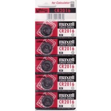 Zamerya Maxell CR2016 3V Lityum Düğme Pil 5'li Paket