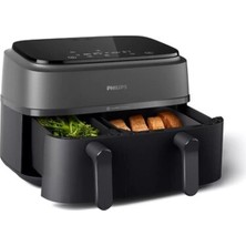 St. Morritz Airfryer Yeni Nesil Çift Hazneli Yağsız Hava Fritözü (9 Litre)