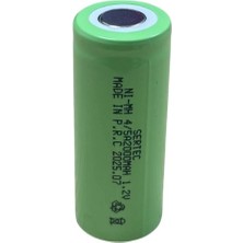 Zamerya Sertec 1.2V 2000 Mah - 4/5A - Ni-Mh Şarjlı Pil - (Başsız / Flat Head)