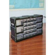 St. Morritz Süper Bag Mono Blok Çekmece Seti 26'li Hobby Organizer Seti Monoblok Çekmece Vida Dübel Kutu