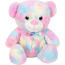 Mey İthalat Mey Ithalat® 4771 Gökkuşağı Renkli Peluş Ayı 45 cm -