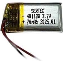 Zamerya Sertec 401120 3.7V 70 Mah Li-Polymer Pil (DEVRELI/1.5A)
