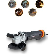 St. Morritz Profesyonel 3800 Watt Bakır Sargılı 115 mm Metal Şanzıman Avuç Içi Taşlama Spiral Canavar Makinesi