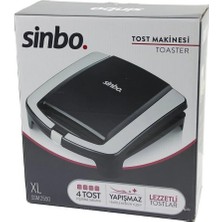St. Morritz Xl Elektrikli Tost Makinesi 4 Tost Yapışmaz Yüzey 1500W SSM-2550 (5381)