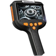 Zamerya Monitörlü Tek Kameralı 10 mt Sert Kablo Yılan Endoskop Kamera 5,5 mm 4.3 Inc Ekran IP67 Su Geçirmez LED Işıklı