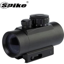 Zamerya 1X30MM Taktik Kapalı Reflex Red Dot Nişangâh  Geniş Görüş Açısı, Kırmızı Renk Nokta  11MM