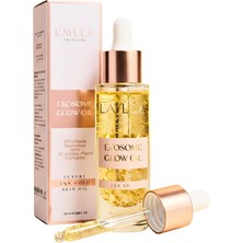 Nacario Exosome Glow Oil 20 ml - 24K Altın ve Eksozom ile Anında Işıltı Veren Aydınlatıcı Kuru Yağ | Parıltı Etkili ve Besleyici Yaşlanma Karşıtı Yüz Yağı | Longevity Skincare