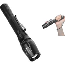 Zamerya Profesyonel Tx6 Şarjlı Zoomlu El Feneri  WT-241
