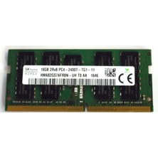 HMA82GS7AFR8N-UH - Sk Hynix 1x 16GB DDR4-2400 Sodımm PC4-19200T-S Çift Sıralı X8 Modül