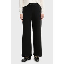 Calvin Klein Relaxed Fit Logolu Lastikli Bel Geniş Paça Pantolon LV044E622GUB1 Kadın Pantolon LV044E622G Ub1