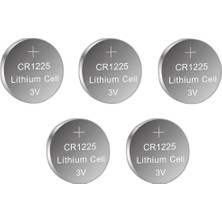 Zamerya Yuma CR1225 Süper Lityum 3V 5’li Kart Düğme Pil