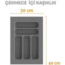 St. Morritz Çekmece Içi Kaşıklık Kepçelik Düzenleyici 30X49 cm (23,5X40 cm Kadar Kesilebilir )