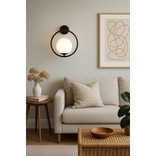 Milaya Modern Globe Camlı Duvar Aplik