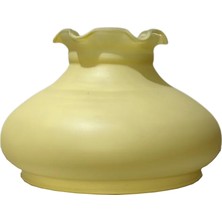 Aladdin Cam Eski Tip Otantik Tasarım Eski Model Yedek Avize Camı (Çap 20 Cm)