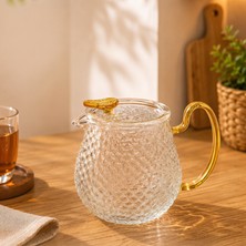 Veraura Lifestyle Şık Tasarımlı Cam Demlik - 550 ml - Borosilikat Cam