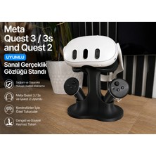 Leaf Creative Meta Quest 3 / 3s And Quest 2 Için Vr Kulaklık ve Kontrolcü Standı,siyah