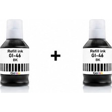 Bionet Teknik Canon Maxıfy GX6140 Uyumlu Gı-46 Siyah Mürekkep 2'li Paket