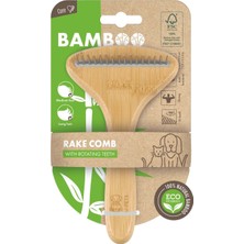 M-Pets Bamboo Tarak Döner Uçlu Bambu Rake Tarağı (16 Diş)