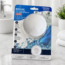 OCK Plast Seramik Kaplama, Bas Aç Otomatik Sistem Pop-Up Lavabo Sifonu-Üniversal Bütün Modellere Uyumlu
